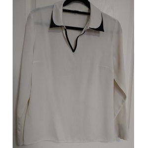 (10 us) KOTON LONG SLEEVES WHITE SHIRT